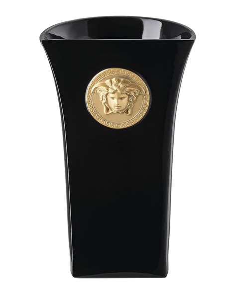 versace vase black